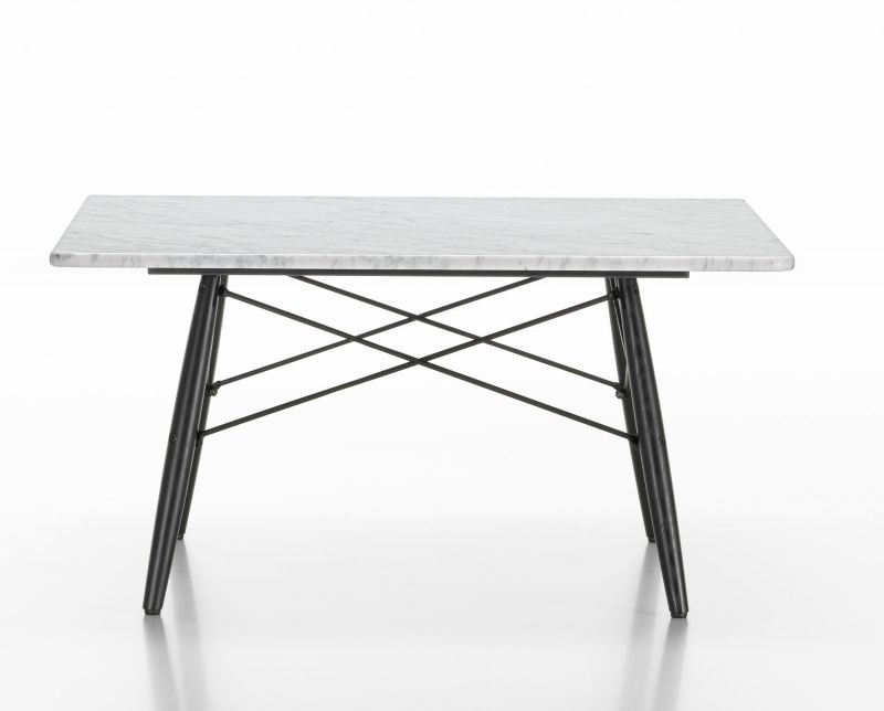 Eames Coffee Table Square Marmor weiss Vitra